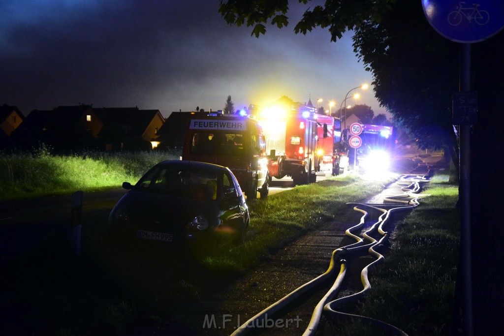 Feuer 4 Pulheim Sinnersdorf Chorbuschstr P005.JPG - Miklos Laubert